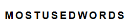 MostUsedWords Logo