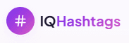 IQ Hashtags Logo